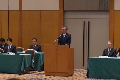 写真:全国公安委員会連絡会議に出席