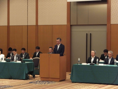写真:全国公安委員会連絡会議に出席